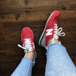 Red New Balance Sneakers